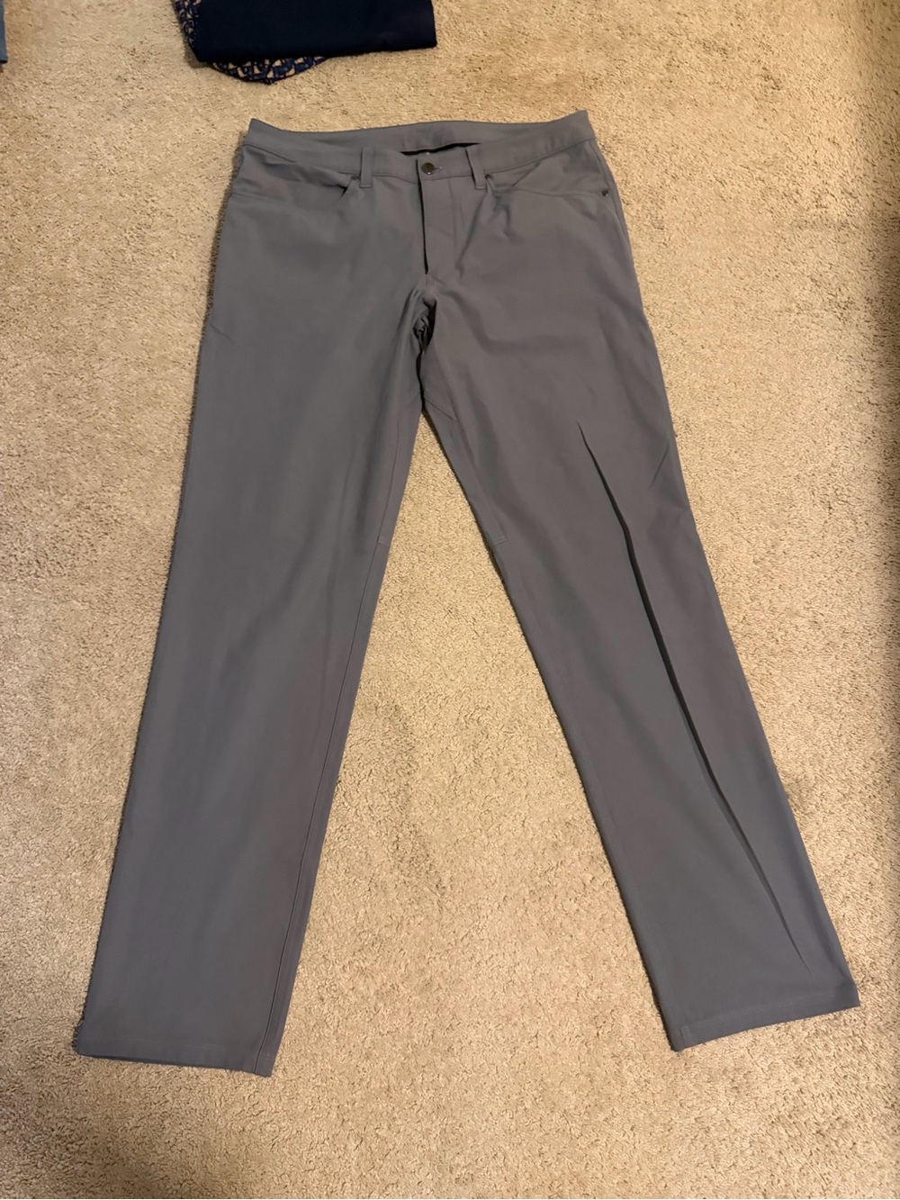 lululemon athletica Men's Gray ABC Classic-Fit 5 Pocket Pants Size 33